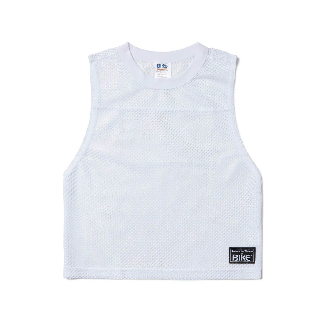 BIKE Athletic Sleeveless Practice Jersey - White