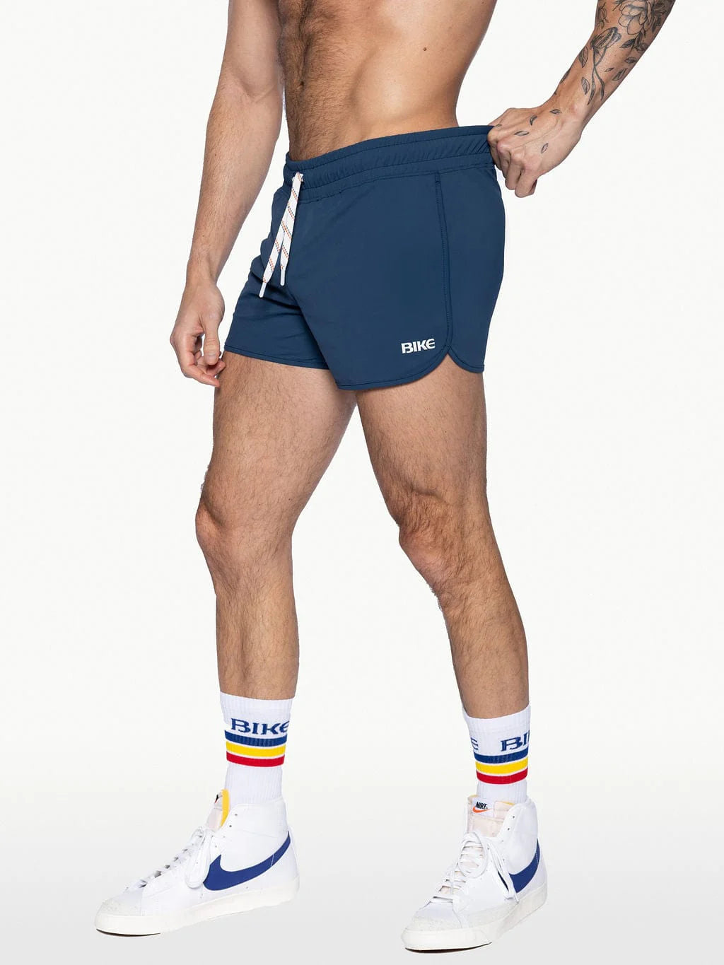 BIKE Athletic Track Short - Navy