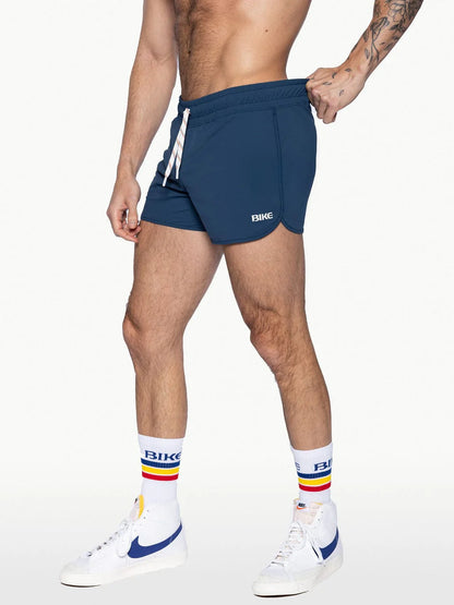BIKE Athletic Track Short - Navy