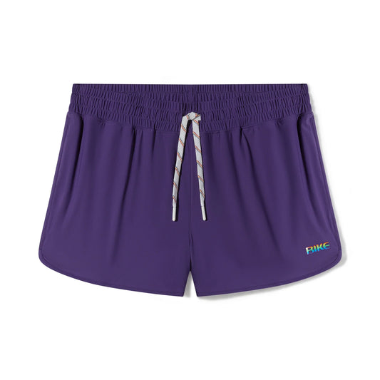 BIKE Athletic Track Short - Pride Purple