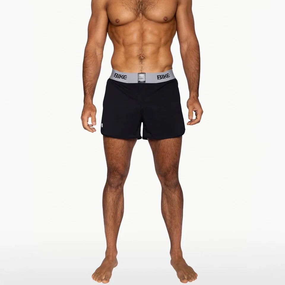 BIKE Athletic Peek-A-Boo Jock Short - Black