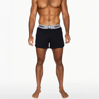 BIKE Athletic Peek-A-Boo Jock Short - Black