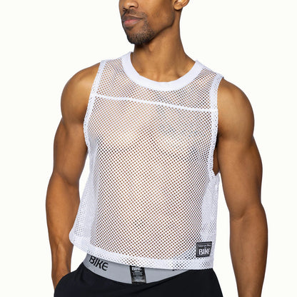 BIKE Athletic Sleeveless Practice Jersey - White