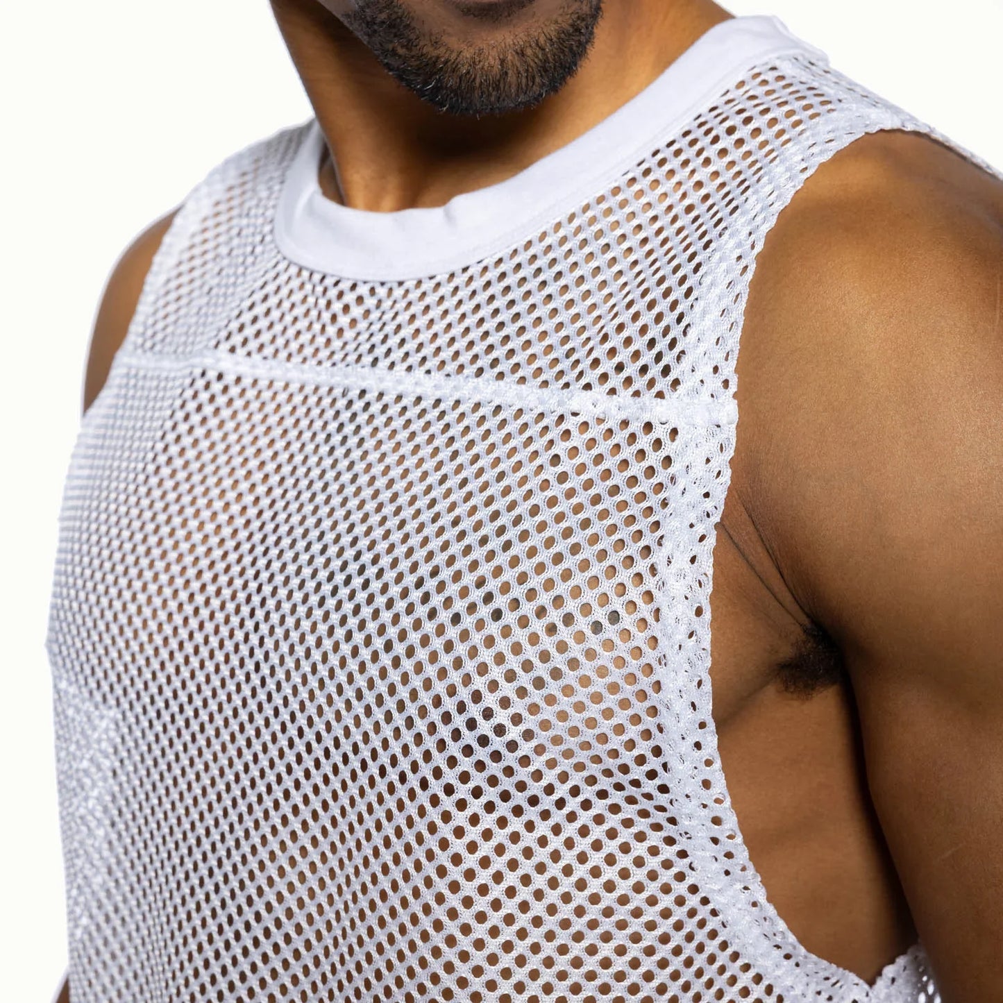 BIKE Athletic Sleeveless Practice Jersey - White
