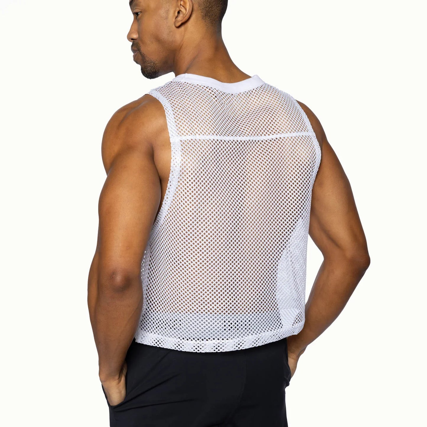 BIKE Athletic Sleeveless Practice Jersey - White