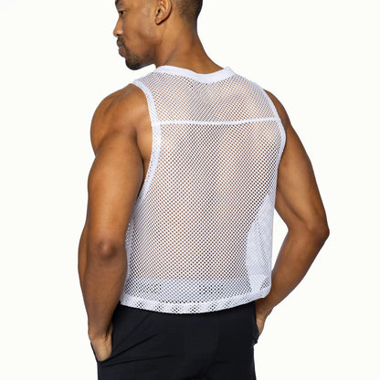 BIKE Athletic Sleeveless Practice Jersey - White