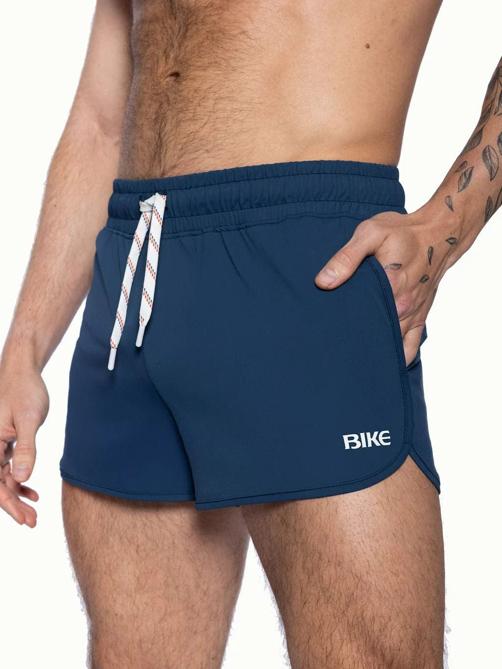 BIKE Athletic Track Short - Navy