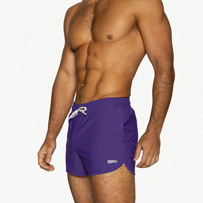 BIKE Athletic Track Short - Pride Purple