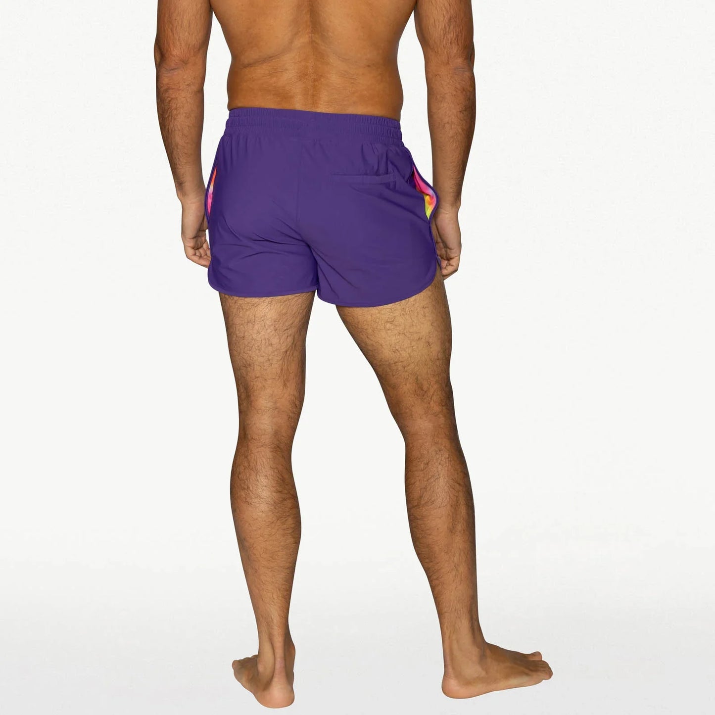 BIKE Athletic Track Short - Pride Purple