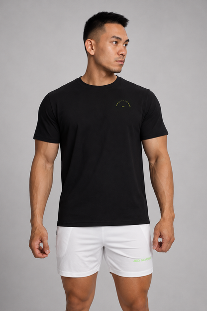 Jed North Men's Built Basic Tee - Jet Black