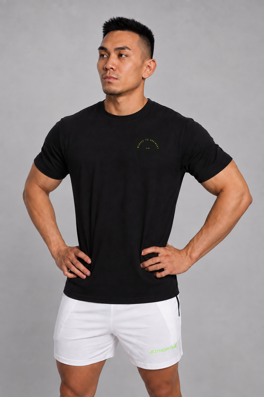 Jed North Men's Built Basic Tee - Jet Black