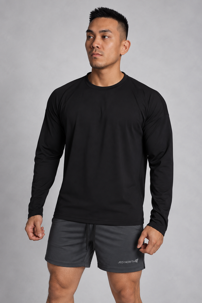 Jed North Men's Base Performance Long Sleeve T-Shirt - Black