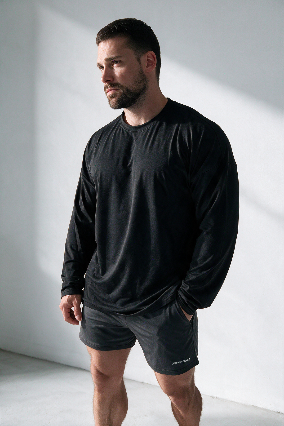 Jed North Men's Base Performance Long Sleeve T-Shirt - Black