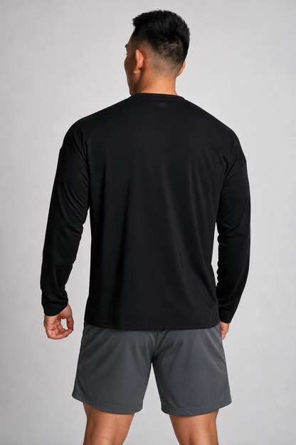 Jed North Men's Base Performance Long Sleeve T-Shirt - Black
