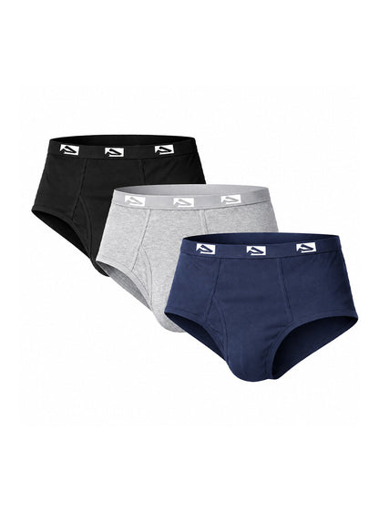 Players Big Man's Fly Front Colored Brief - 3 Pack