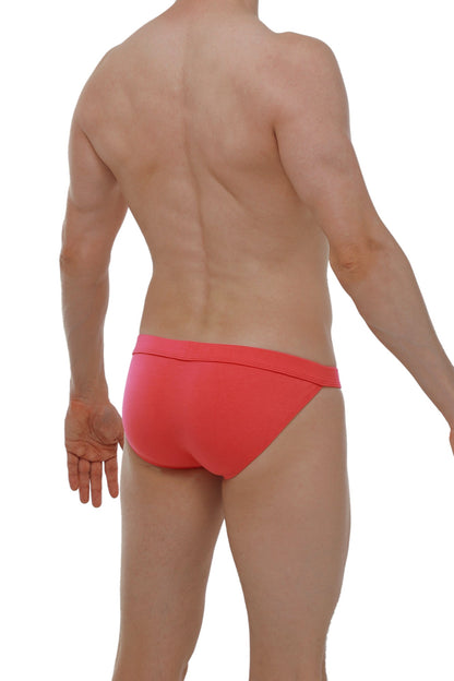 Bright coral bikini sillas modal fuchsia briefs with smooth, form-fitting fabric and minimalist design