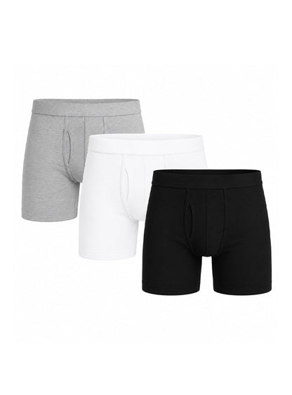 Lot de 3 caleçons boxers en coton pour homme grande taille Players