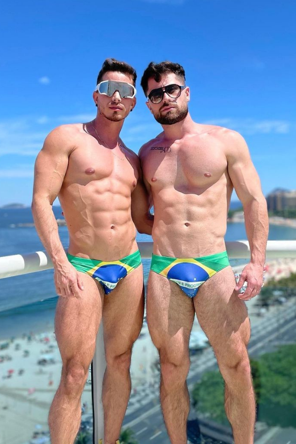JJ Malibu Men's Lovesick Briefs - Brazil Flag