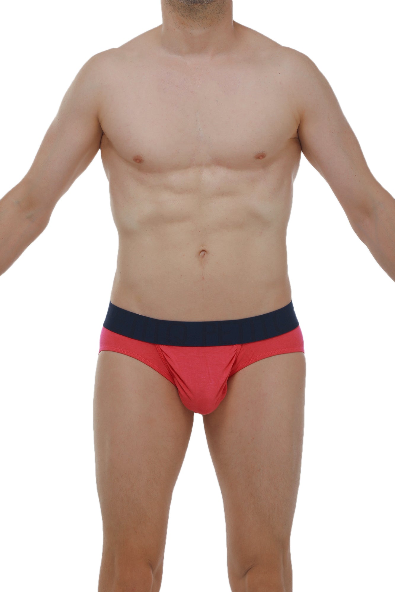 Brief taik modal fuchsia briefs in red and navy blue with smooth, form-fitting modal fabric for comfortable wear