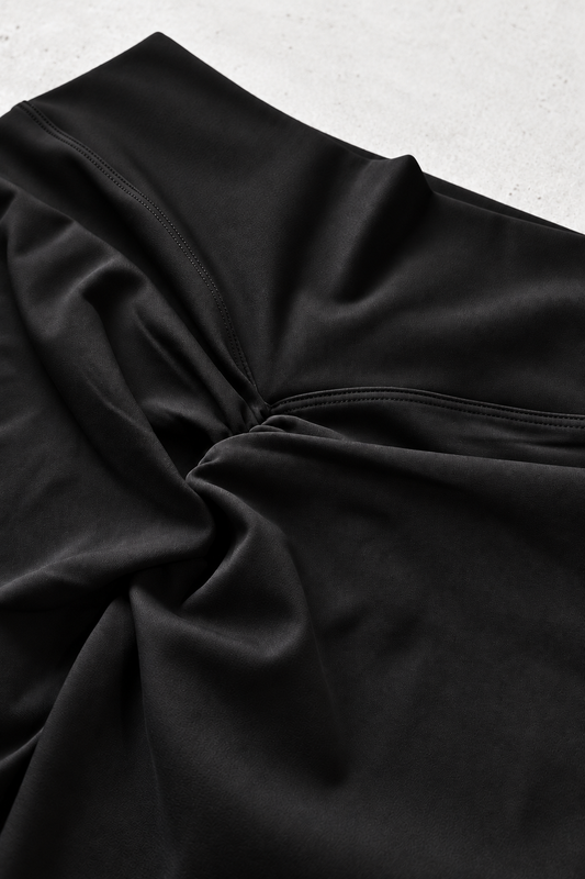 JJ Malibu Men's Bubble Butt Scrunch Leggings - All Black