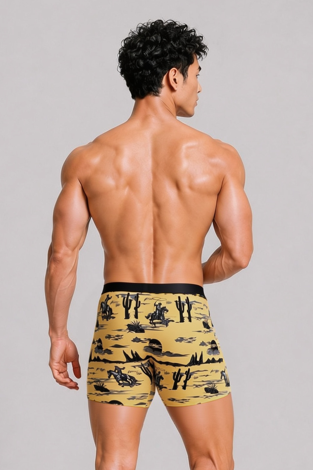 Curious Beaver Men's Boxer Briefs - Wild West