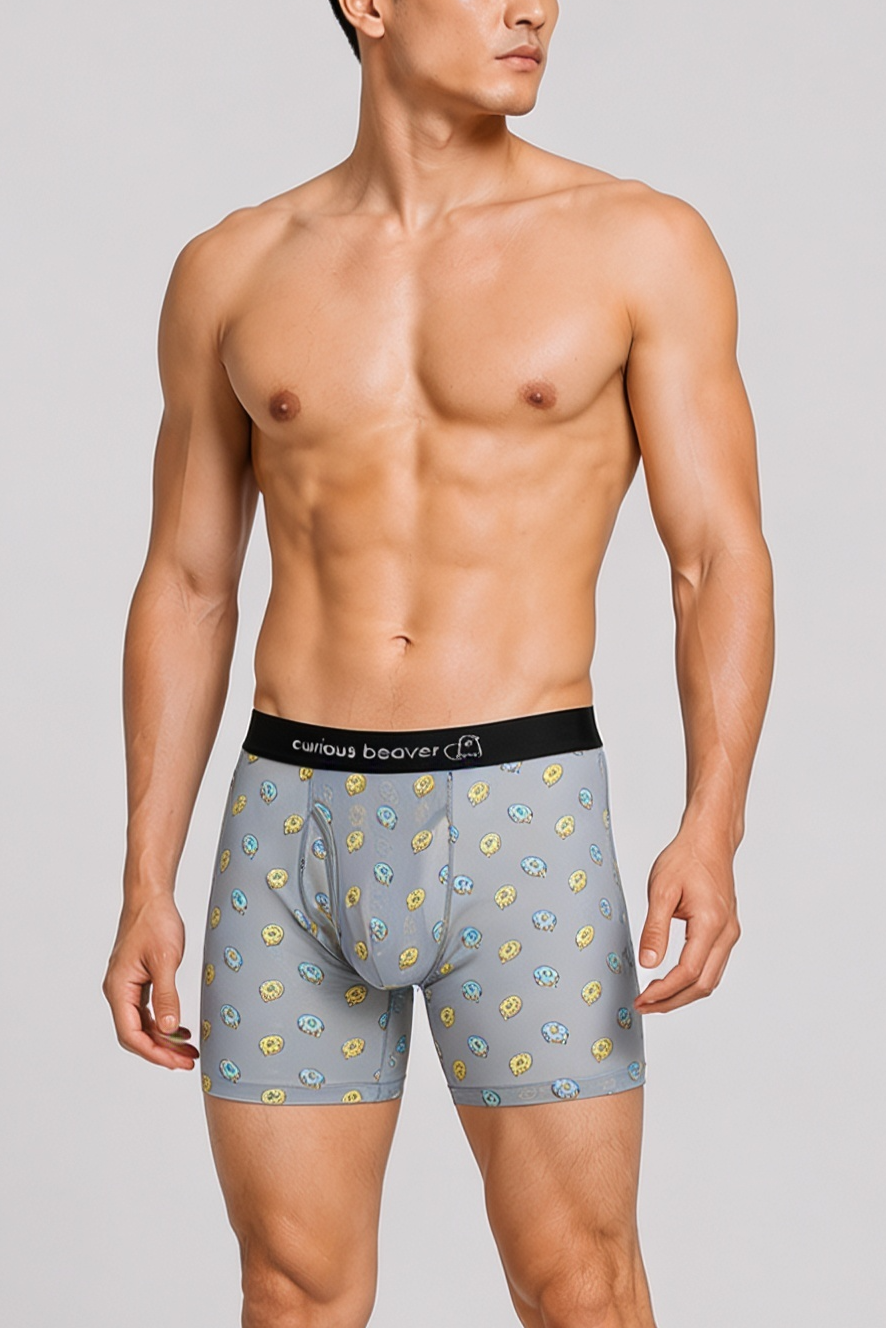 Curious Beaver Men's Boxer Briefs - Donuts