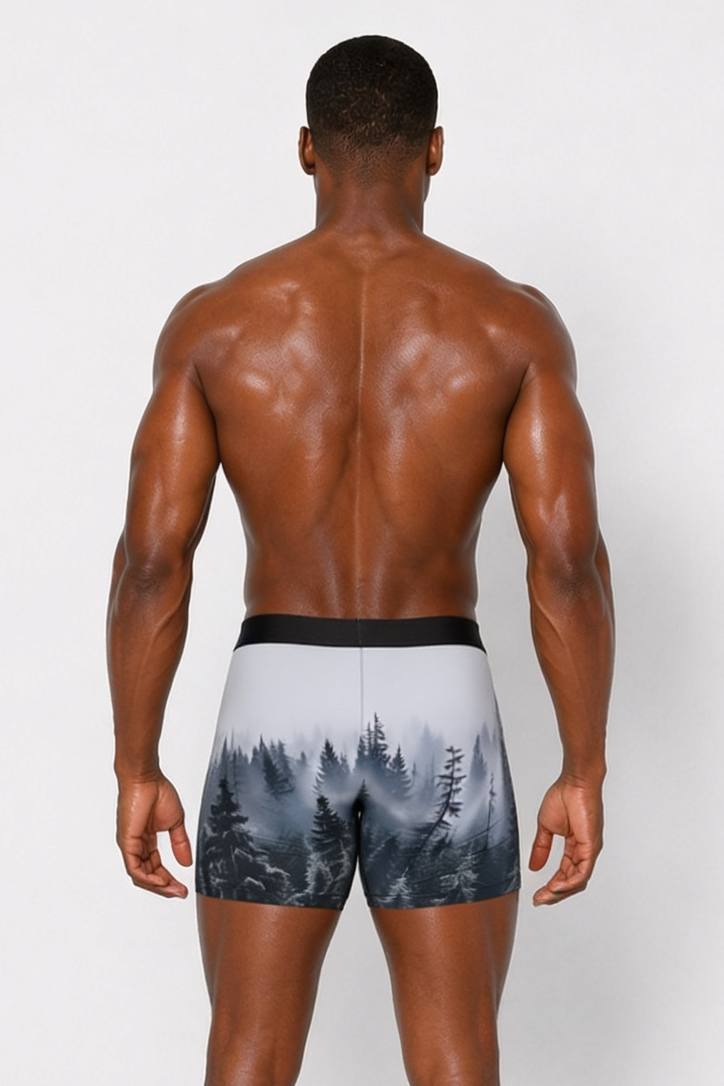 Curious Beaver Men's Boxer Briefs - Forest