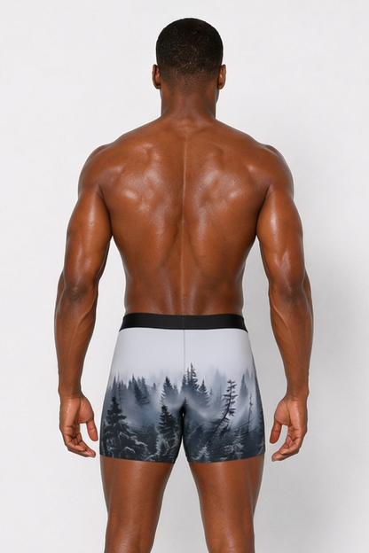Curious Beaver Men's Boxer Briefs - Forest