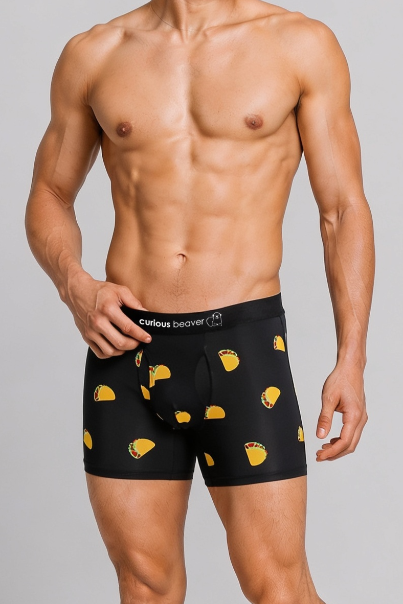 Curious Beaver Men's Boxer Briefs - Tacos