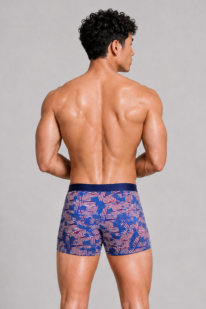 Curious Beaver Men's Boxer Briefs - USA Flag