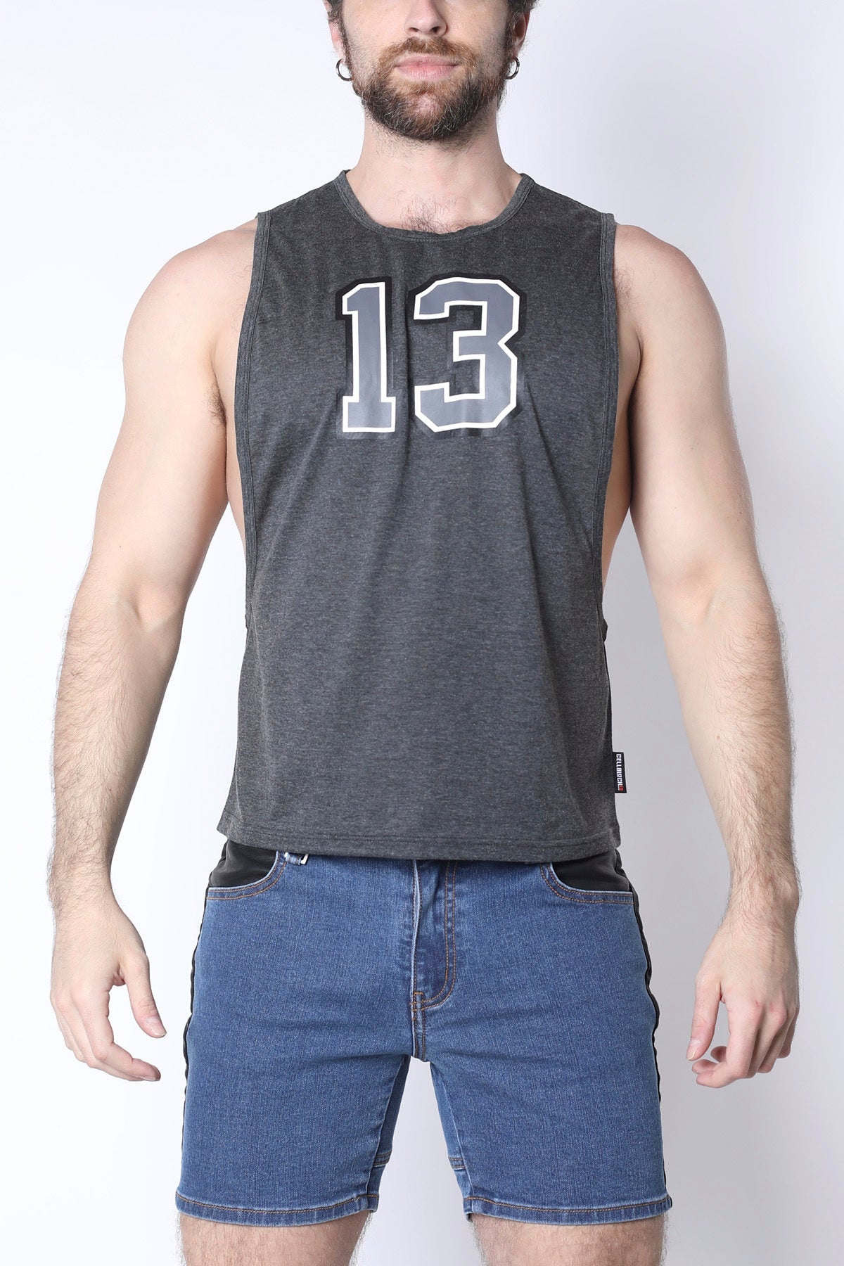 CellBlock 13 Field Goal 13 Muscle Tank - Charcoal