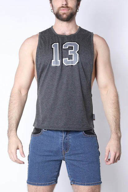 CellBlock 13 Field Goal 13 Muscle Tank - Charcoal
