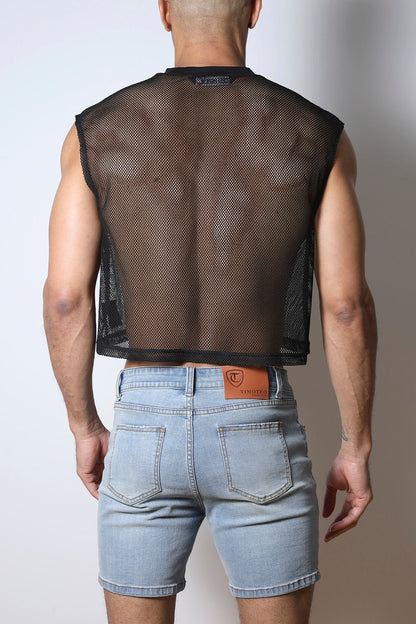 CellBlock 13 Field Goal 13 Mesh Muscle Tee - Black