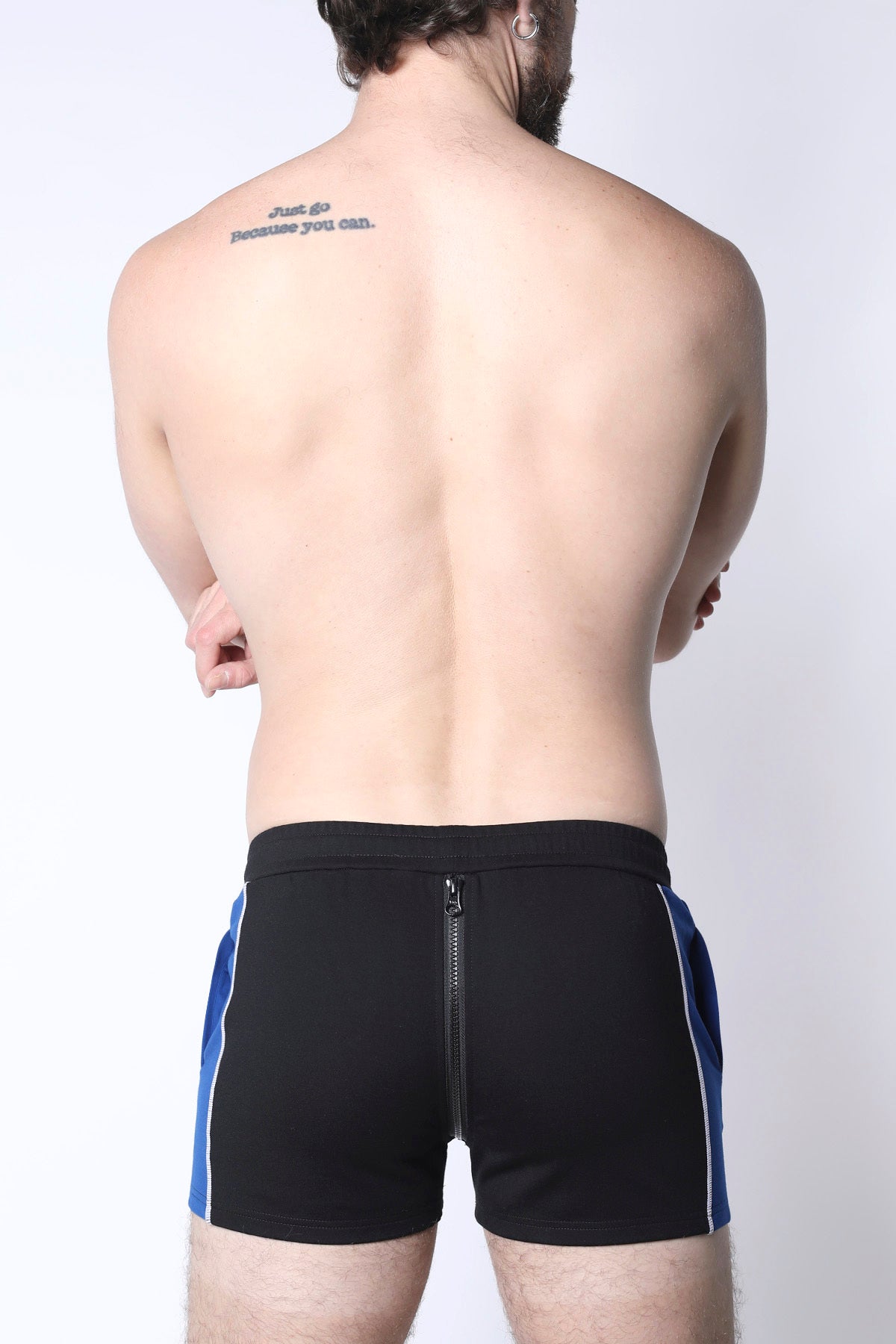 CellBlock 13 Field Goal Zipper Short - Black/Blue