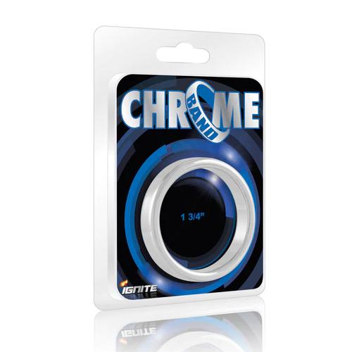 Chrome enhancement ring by ignite a sleek silver metallic band with glossy finish and 1 3 4 inch inner diameter