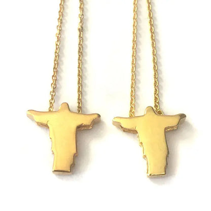 CA-RIO-CA Collier croix pour homme Le Scapulaire du Christ - Bijou de mode masculin