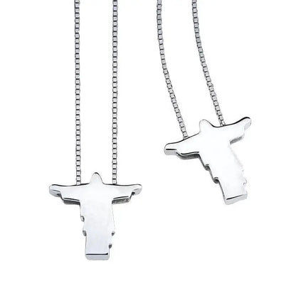 CA-RIO-CA Collier croix pour homme Le Scapulaire du Christ - Bijou de mode masculin