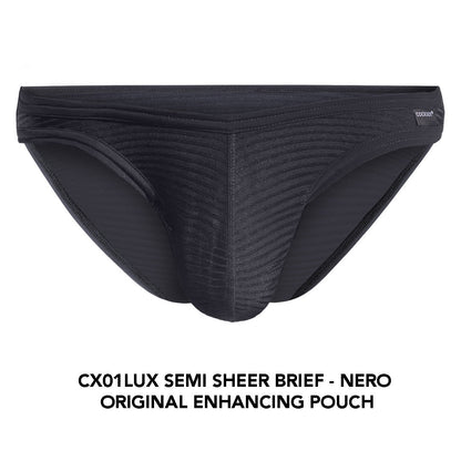 Cocksox CX01LUX Semi-Sheer Brief