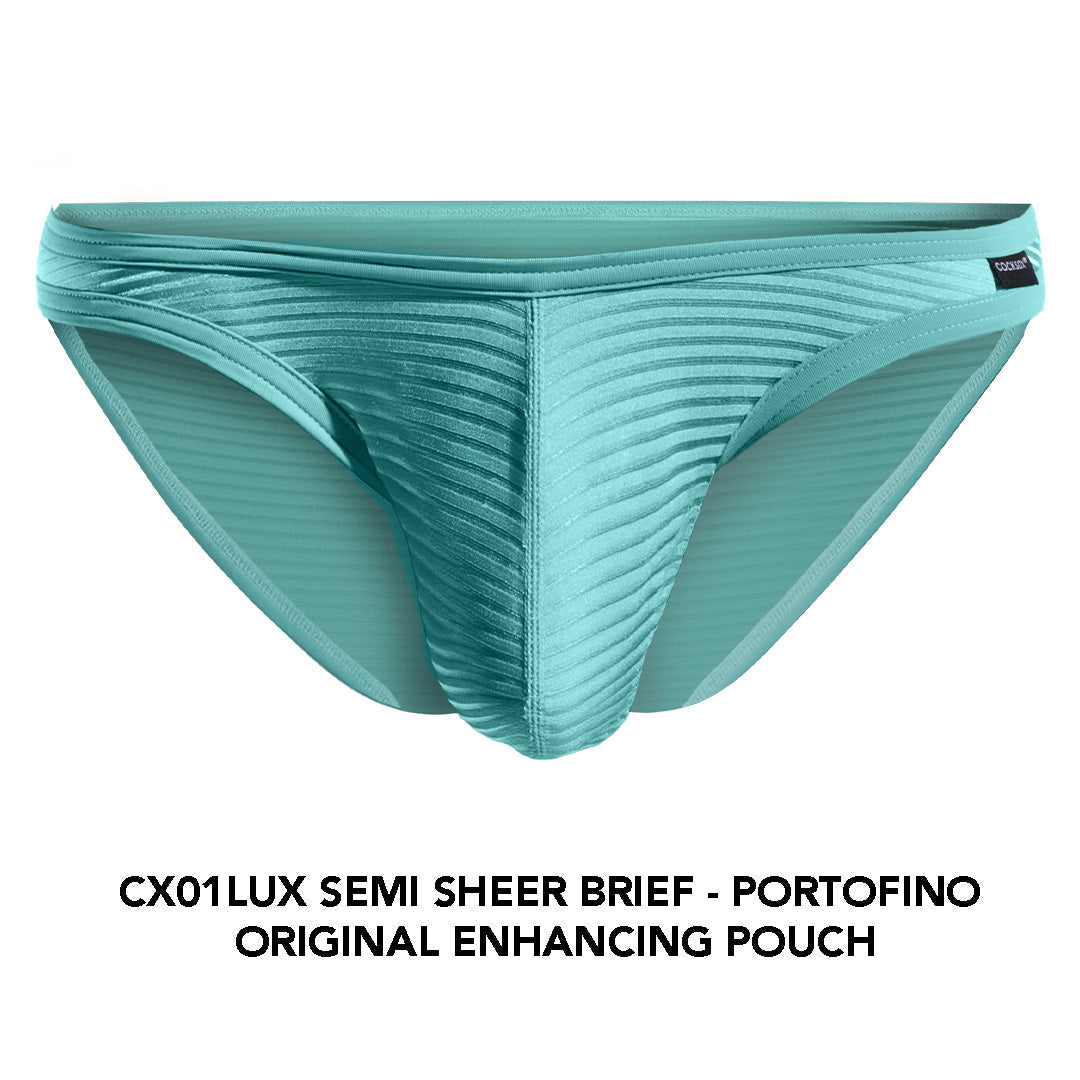 Cocksox CX01LUX Semi-Sheer Brief