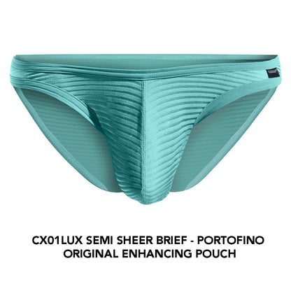 Cocksox CX01LUX Semi-Sheer Brief