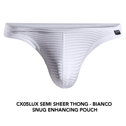 Cocksox CX05LUX Semi-Sheer Thong