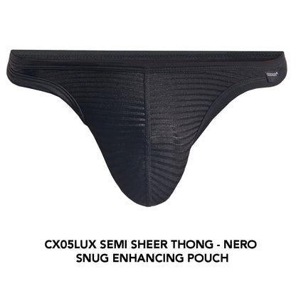 Cocksox CX05LUX Semi-Sheer Thong