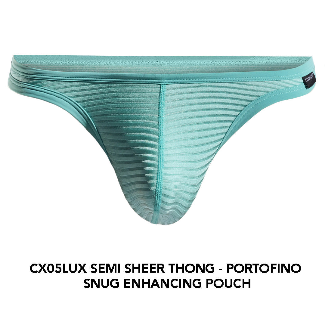 Cocksox CX05LUX Semi-Sheer Thong