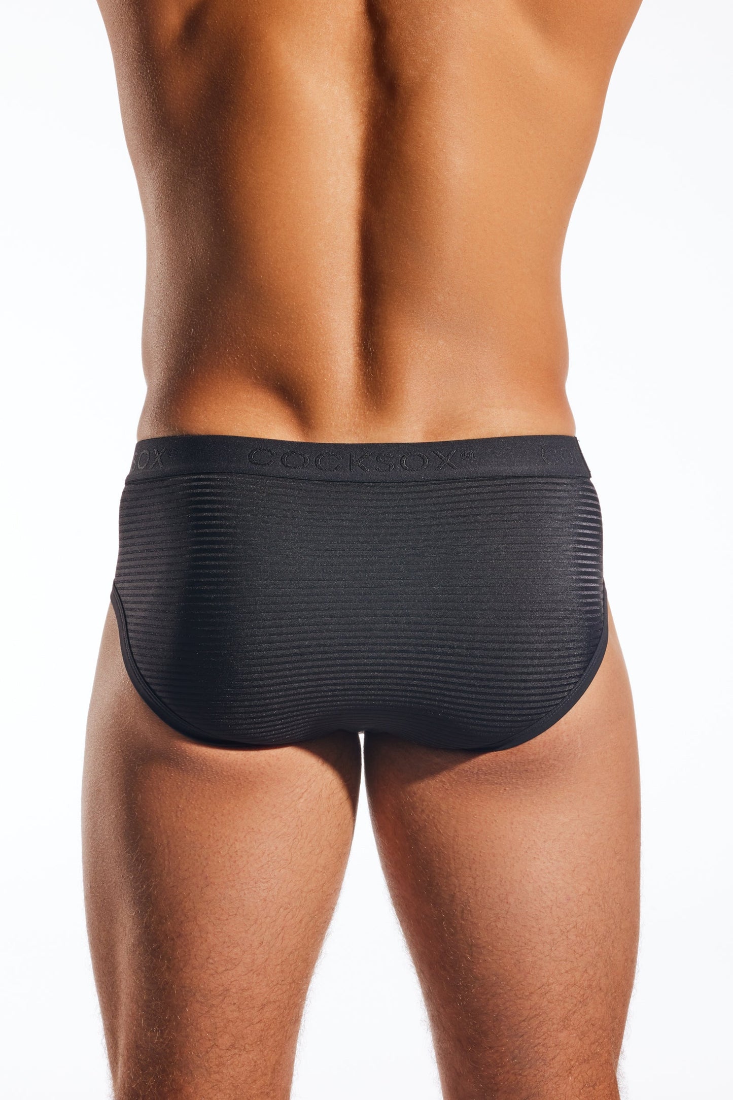 Cocksox CX76LUX Semi-Sheer Sports Brief