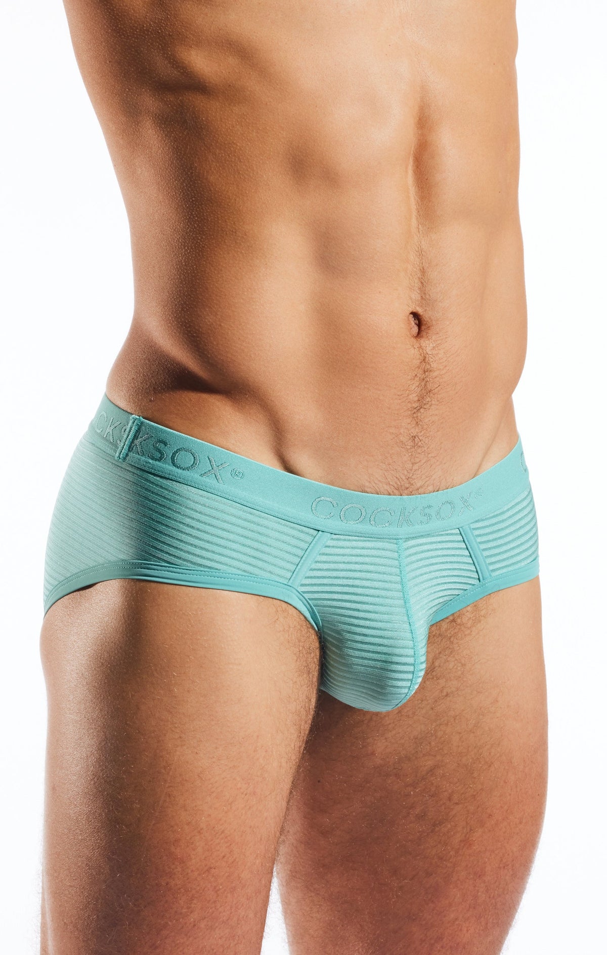 Cocksox CX76LUX Semi-Sheer Sports Brief