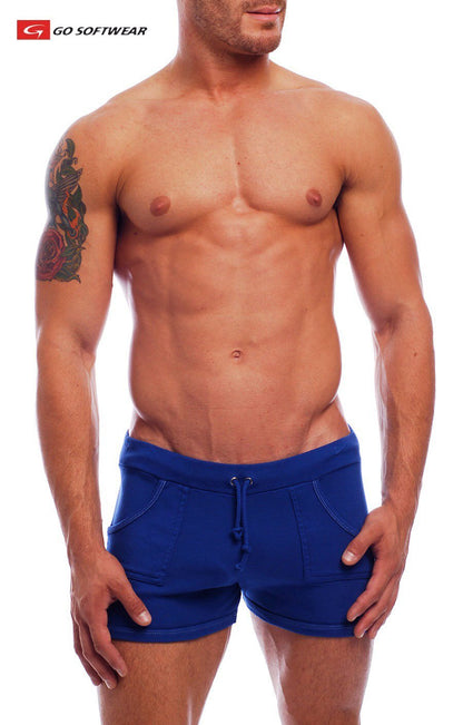 Go Softwear 4641 Herren 9" Sportshorts mit Taschen - Kadettenblau