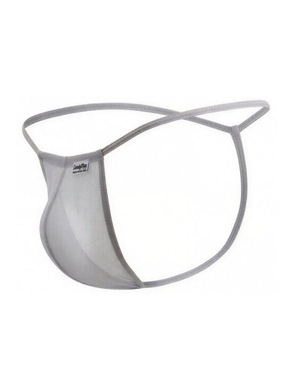 CandyMan 9586 G-String Color Gray Mesh - SeductiveUtopia.net