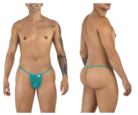 CandyMan 9586 G-String Color Jade Lace - SeductiveUtopia.net
