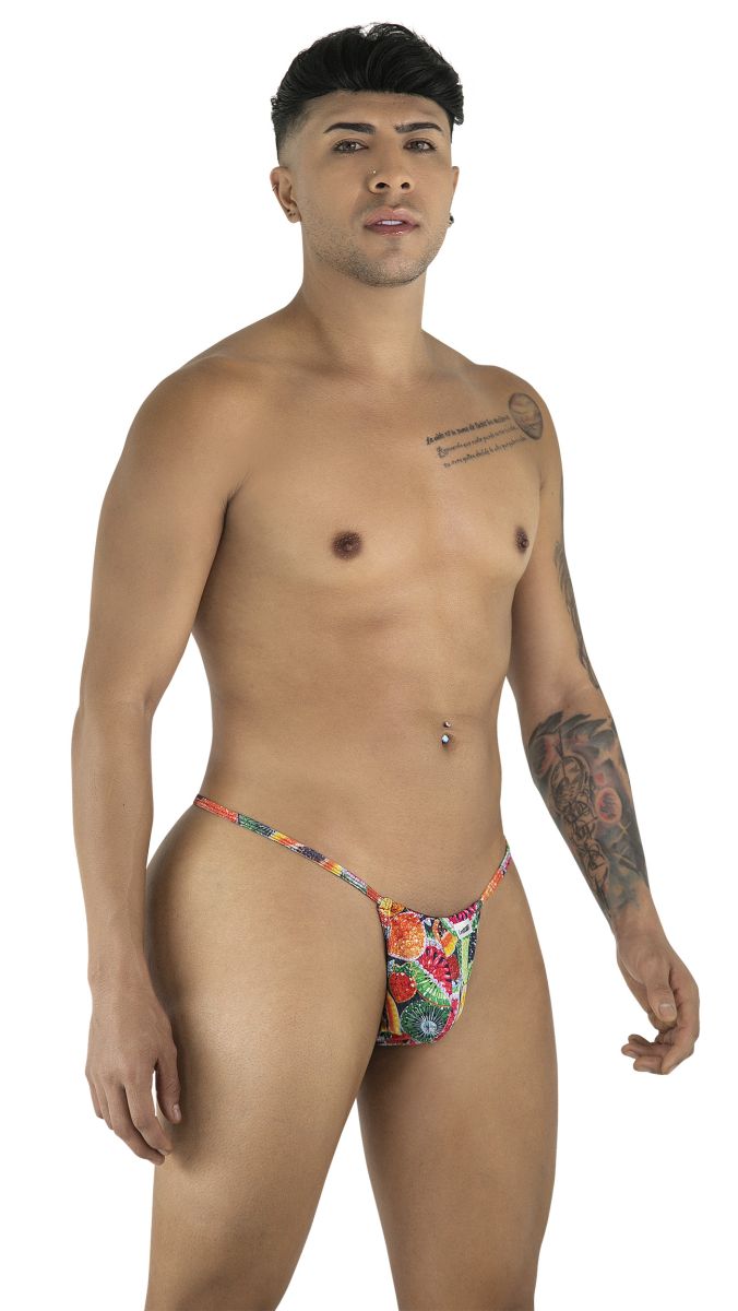 Vibrant fruit-patterned thong g-string by candyman in colorful tropical design perfect for stylish summer wear