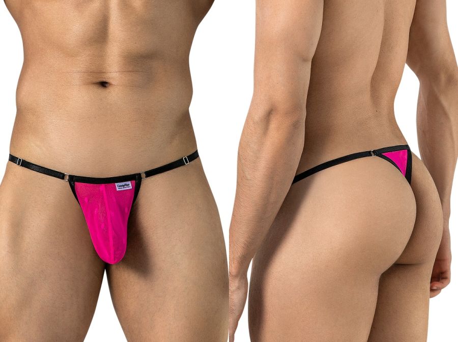 CandyMan 95016 Herrenunterwäsche Sexy Netz-Tangas Farbe Pink